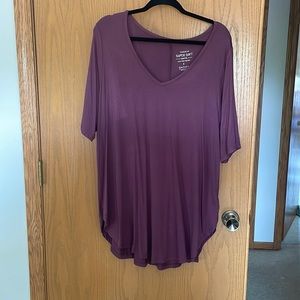 Torrid Size 3 Purple Super Soft Knit T shirt
